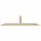 Ekena Millwork Portland Rough Sawn Timber Gable Bracket, Douglas Fir, 72"W x 18"H x 2"D x 4"F, 6/12 Pitch GBW072X18X0204POR00RDF - alternate 1